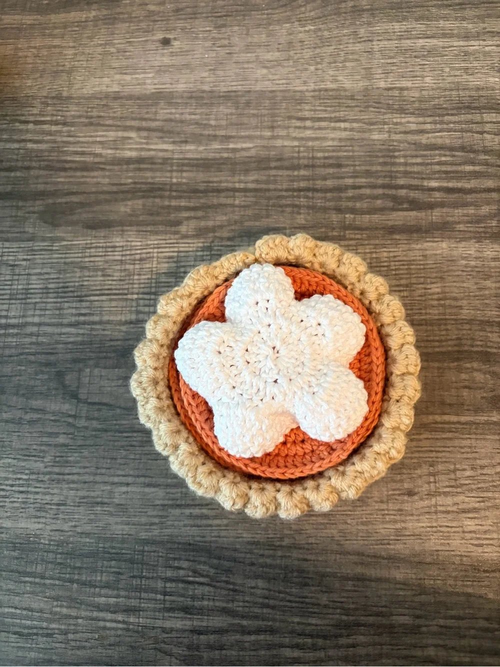 Handmade Pumpkin Pie Coasters